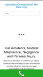 Mobile Screenshot of injurylawyerct.com